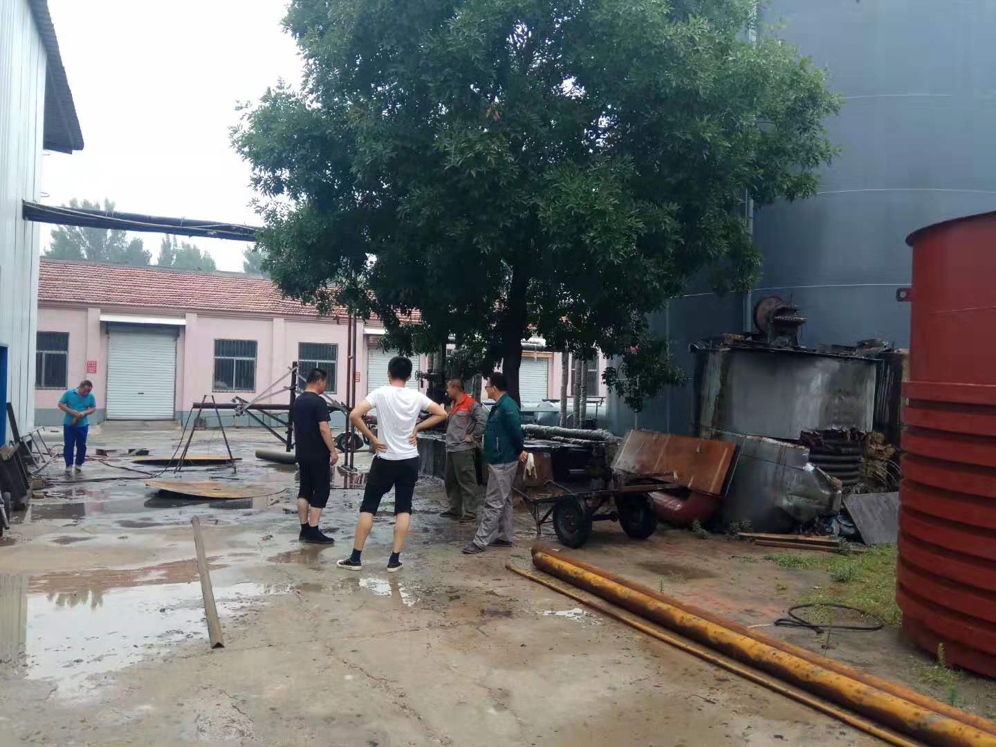 公司卷材車間進行技術改造