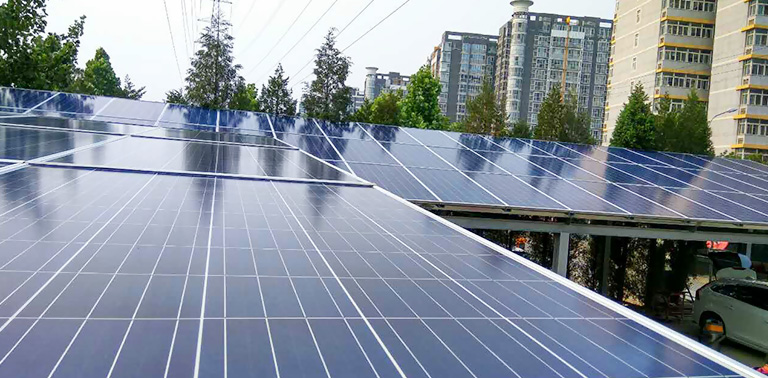 【光伏車棚類】海淀區(qū)政府光伏車棚充電站項(xiàng)目